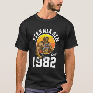 T-shirt Motu - He-Man Eternia Gym Est 1982