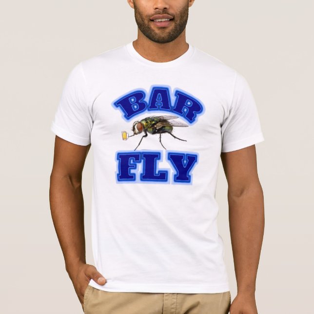 T-shirt Mouche de la barre des hommes (Devant)