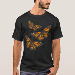 T-shirt Mouche papillon monarque mouche à mouches volantes