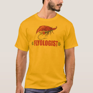 T-shirt Mouches humoristiques, pêche à la mouche
