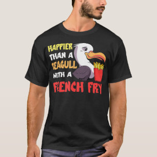 T-shirt Mouette de mer Fry Seabird Happier Plus qu'un Fran
