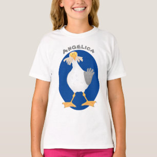 T-shirt Mouette drôle avec frites dessin animé