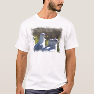 T-shirt Mouette sur rail