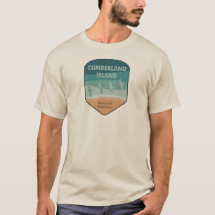 T-shirt Mouettes du littoral national de l'île Cumberland