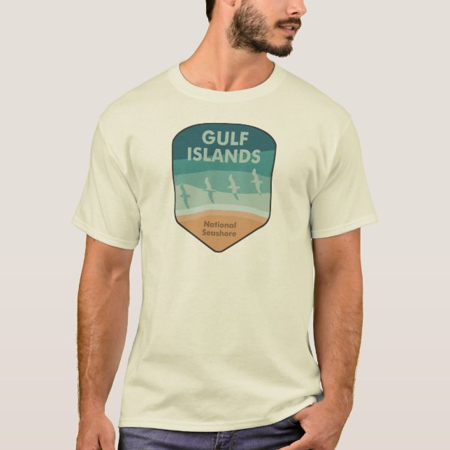 T-shirt Mouettes marines nationales des îles Gulf (Devant)