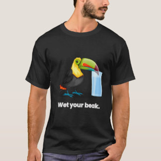 T-shirt Mouillez Votre Bec Podcast Tout-Compris Avec Chama