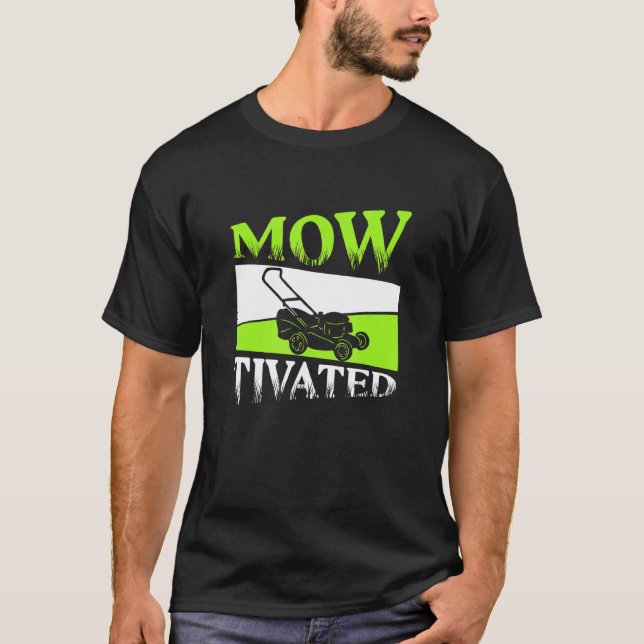 T-shirt Moulage de la pelouse de tondeuse de la tondeuse (Devant)
