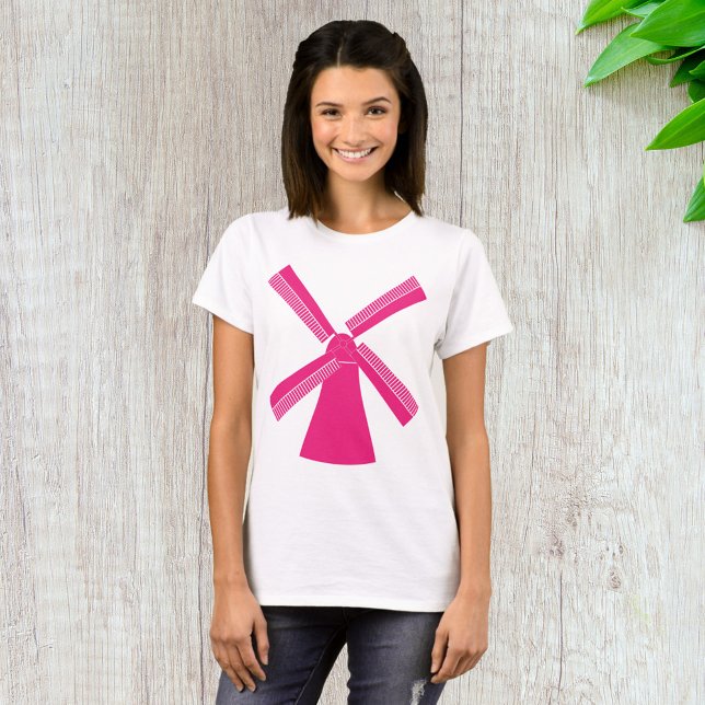 T-shirt Moulin rose (Créateur téléchargé)
