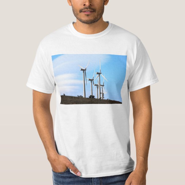 T-shirt Moulins à vent de Californie (Devant)