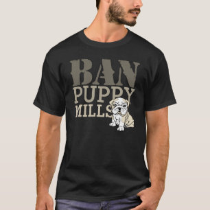 T-shirt Moulins de chiot d'interdiction