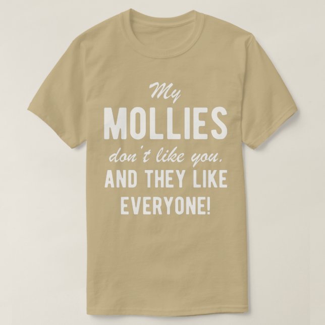 T-shirt Moullies Poisson Propriétaire Drôle Citation (Design devant)