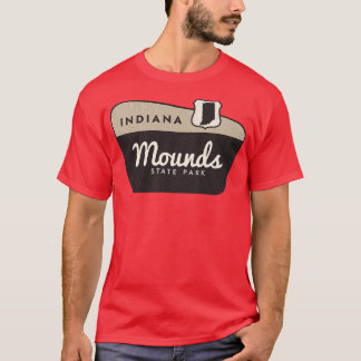 T-shirt Mounds State Park Affiche de bienvenue Indiana
