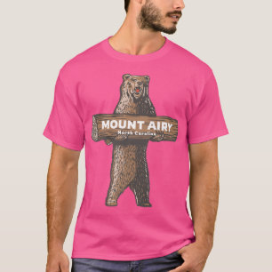 T-shirt Mount Airy North Carolina NC Growling Bear Vacatio