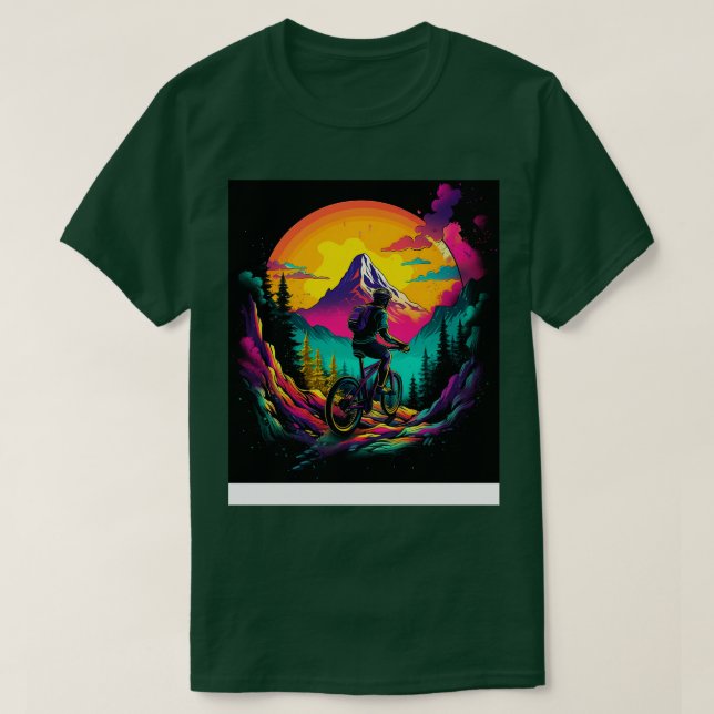 T-shirt Mountain Biker 4 (Design devant)