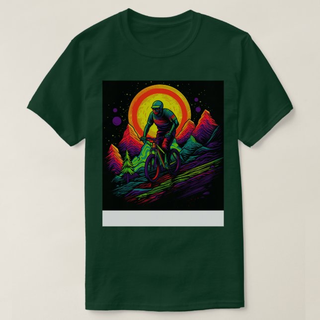 T-shirt Mountain Biker 5 (Design devant)