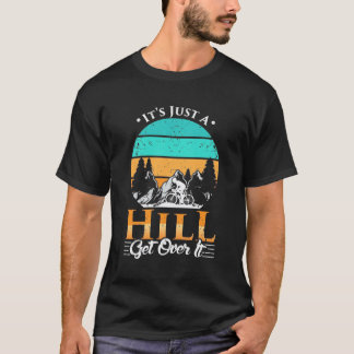 T-shirt Mountain Biker Get Over Hill
