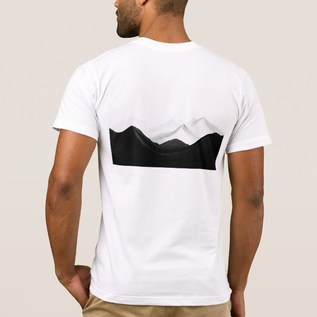 T-shirt Mountain graphic, parfait pour la nature l (Dos)