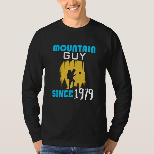 T-shirt Mountain guy since 1979 (Devant)