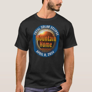 T-shirt Mountain Home Arkansas AR Total Solar Eclipse 2024