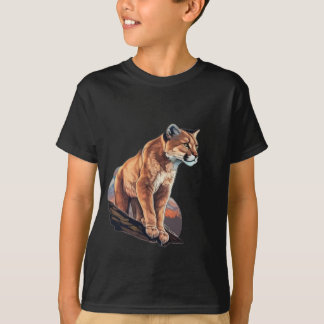 T-shirt Mountain Lion-Big Cat