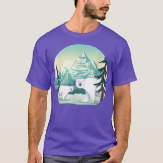 T-shirt Mountains Arctic Animal Wildlife Nature Polar Bear