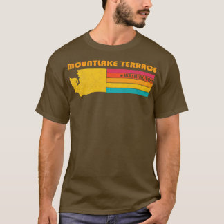 T-shirt Mountlake Terrasse Washington Vintage Distressed S