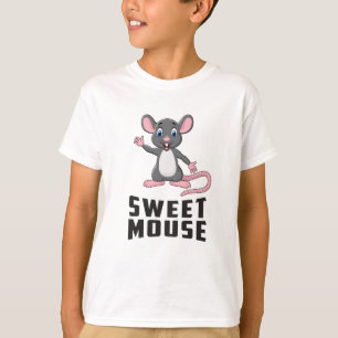 T-shirt Mouse Rat Animal Cheese Love Pet Cute Funny Venin