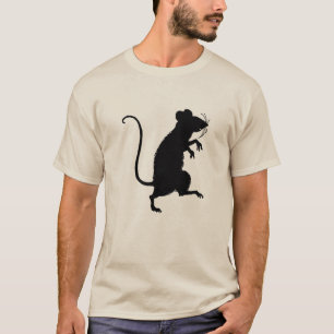 T-shirt Mouse silhouette