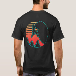 T-shirt mousqueton grimpeur d'escalade escalade bloc rando