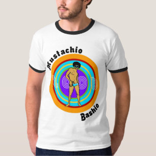 T-shirt Moustache Bashio