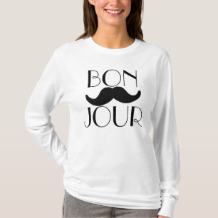 T-shirt Moustache de BONJOUR