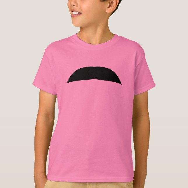 T-shirt Moustache de Chevron (Devant)
