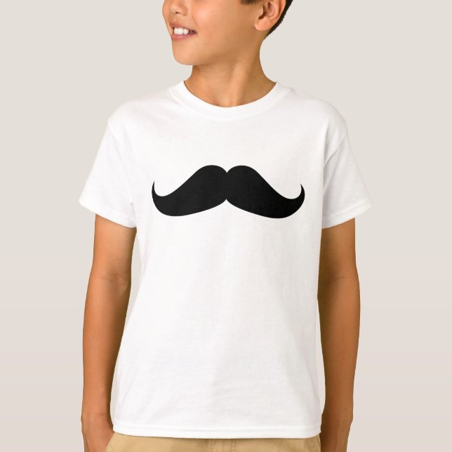 T-shirt Moustache de guidon (Devant)