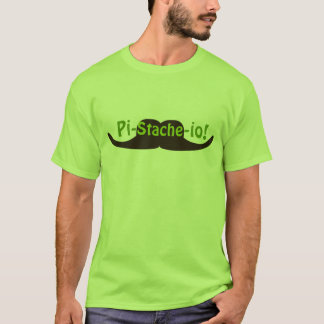 T-shirt Moustache de la pistache Pi-stache-E/S