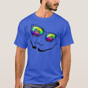 T-shirt Moustache et lunettes de soleil