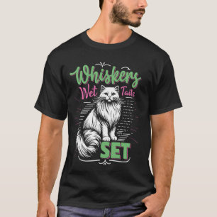 T-shirt moustaches de Van Turc QUEUES HUMIDES SET Drôle Pr
