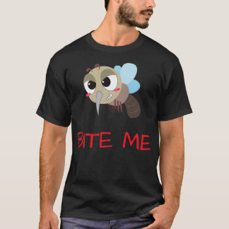 T-shirt Moustique BITE ME Mosquito Funny Mosquito Mèmes am