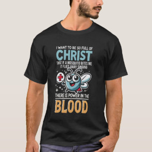 T-shirt Moustique chrétien Blagues drôles de gag Religieux