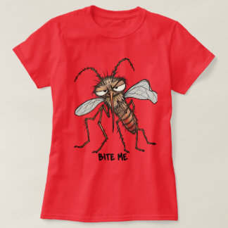 T-SHIRT MOUSTIQUE DRÔLE MORDS MOI