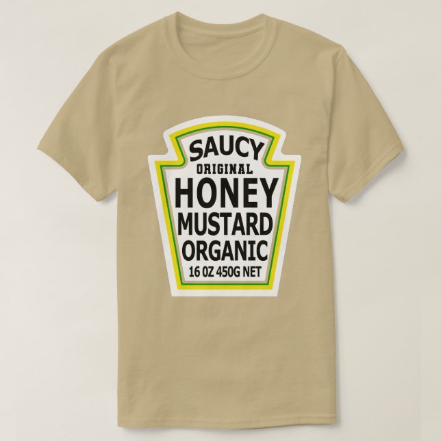 T-shirt moutarde au miel Paquet costume d'Halloween (Design devant)