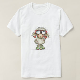 T-shirt Mouton avec conception artistique conceptuelle