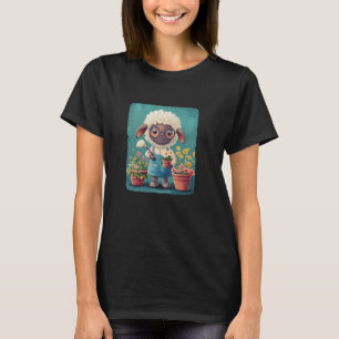 T-shirt Mouton de jardinier drôle avec une touche d'humour