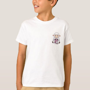 T-shirt Mouton de tricot dessin animé enfants