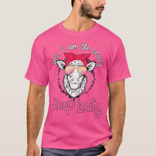 T-shirt Mouton Je Suis Le Dingue Mouton Lady Mouton