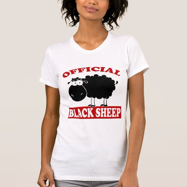 T-shirt Mouton noir (Devant)