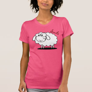 T-shirt Moutons de sourire drôles