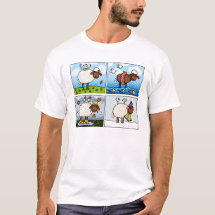 T-shirt moutons de toute la chemise de saisons