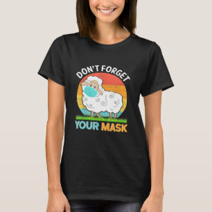 T-shirt Moutons Dites Ne Pas Oublier Votre Masque