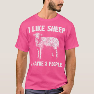 T-shirt Moutons Drôle Pour Propriétaire D'Agneau Animaux A