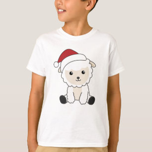 T-shirt Moutons Noël Neige Animaux d'hiver Moutons